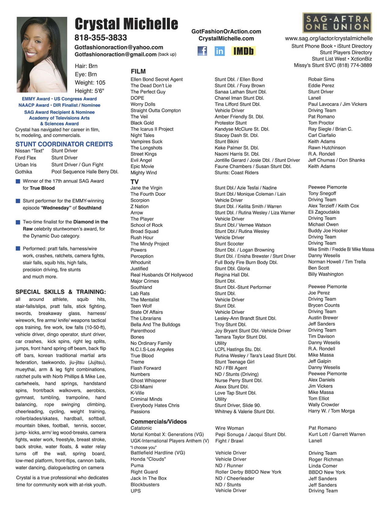 Crystal Michelle Resume